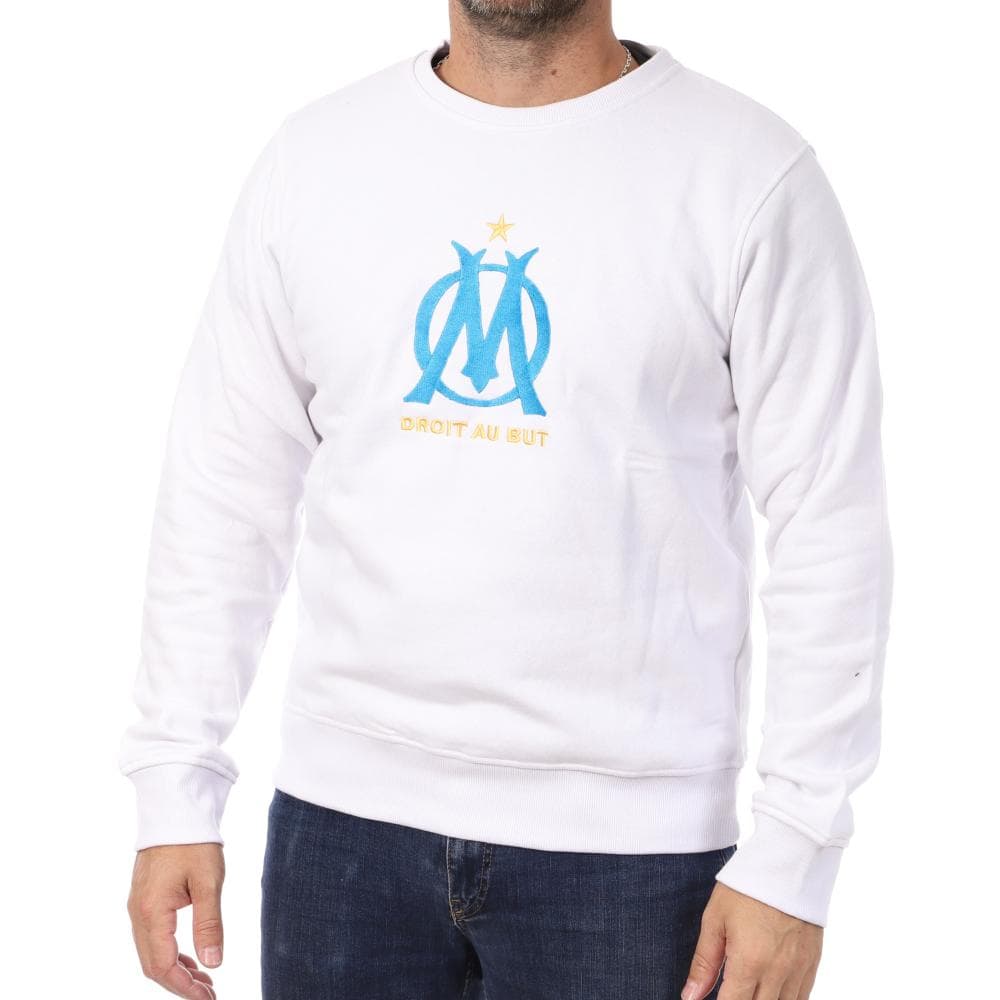 Sweat Blanc Homme Olympique de Marseille G23025T 1