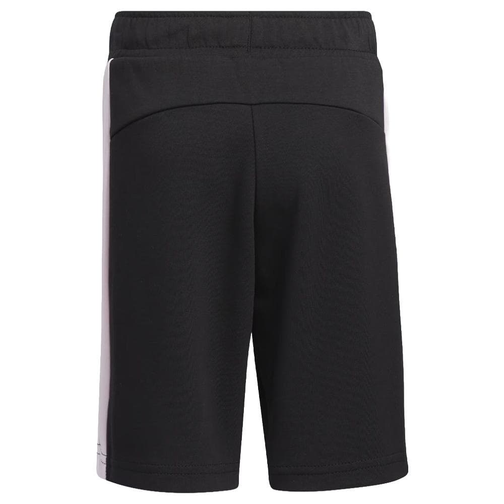 Ensemble Rose/Noir Fille Adidas Logo Tee 2