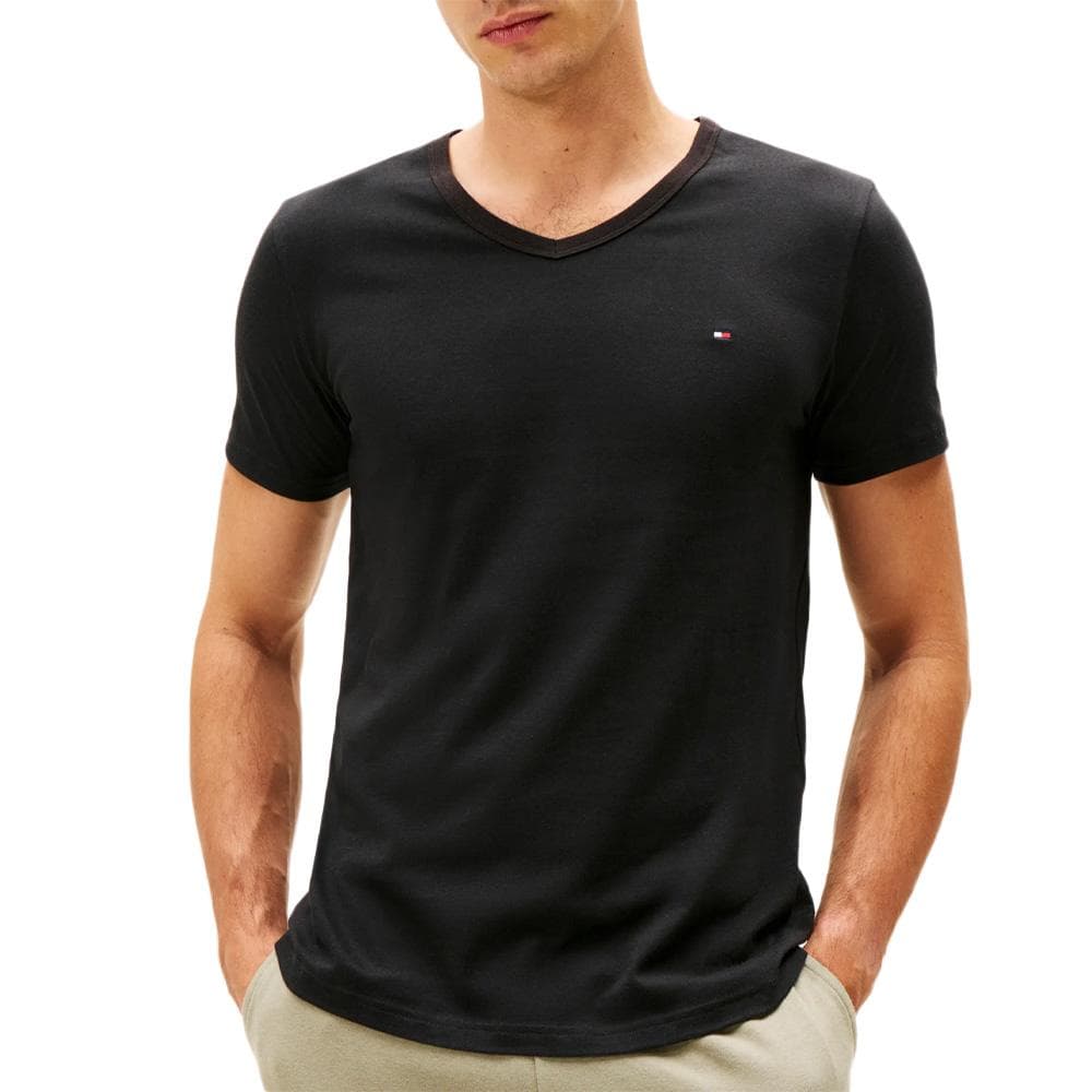x3 T-Shirt Noir Homme Tommy Hilfiger UM0UM03637 1