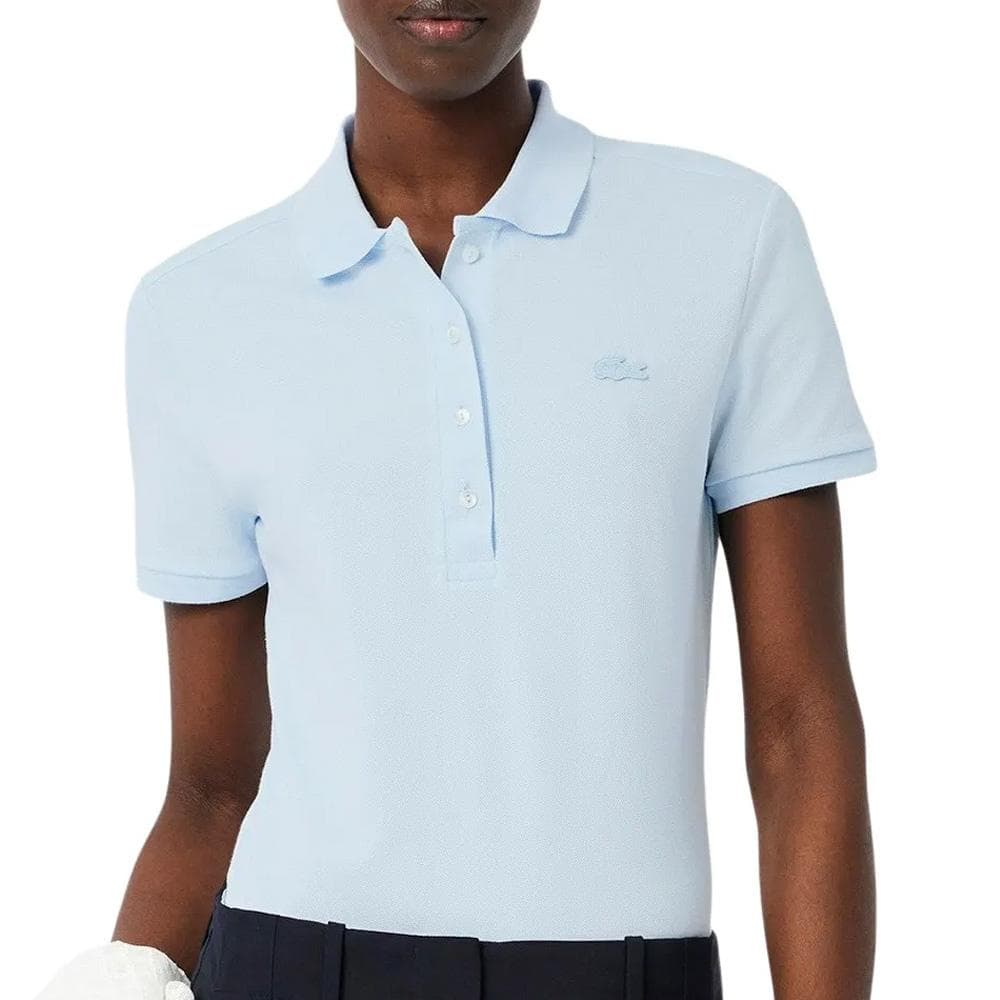 Polo Bleu Clair Femme Lacoste Polo L.12 1