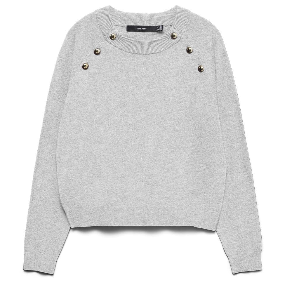 Pull Gris Femme Vero Moda Happy 1