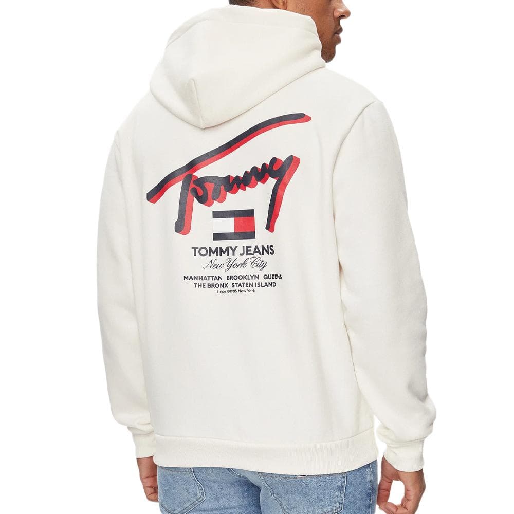 Sweat à Capuche Blanc Homme Tommy Hilfiger Reg Street 2