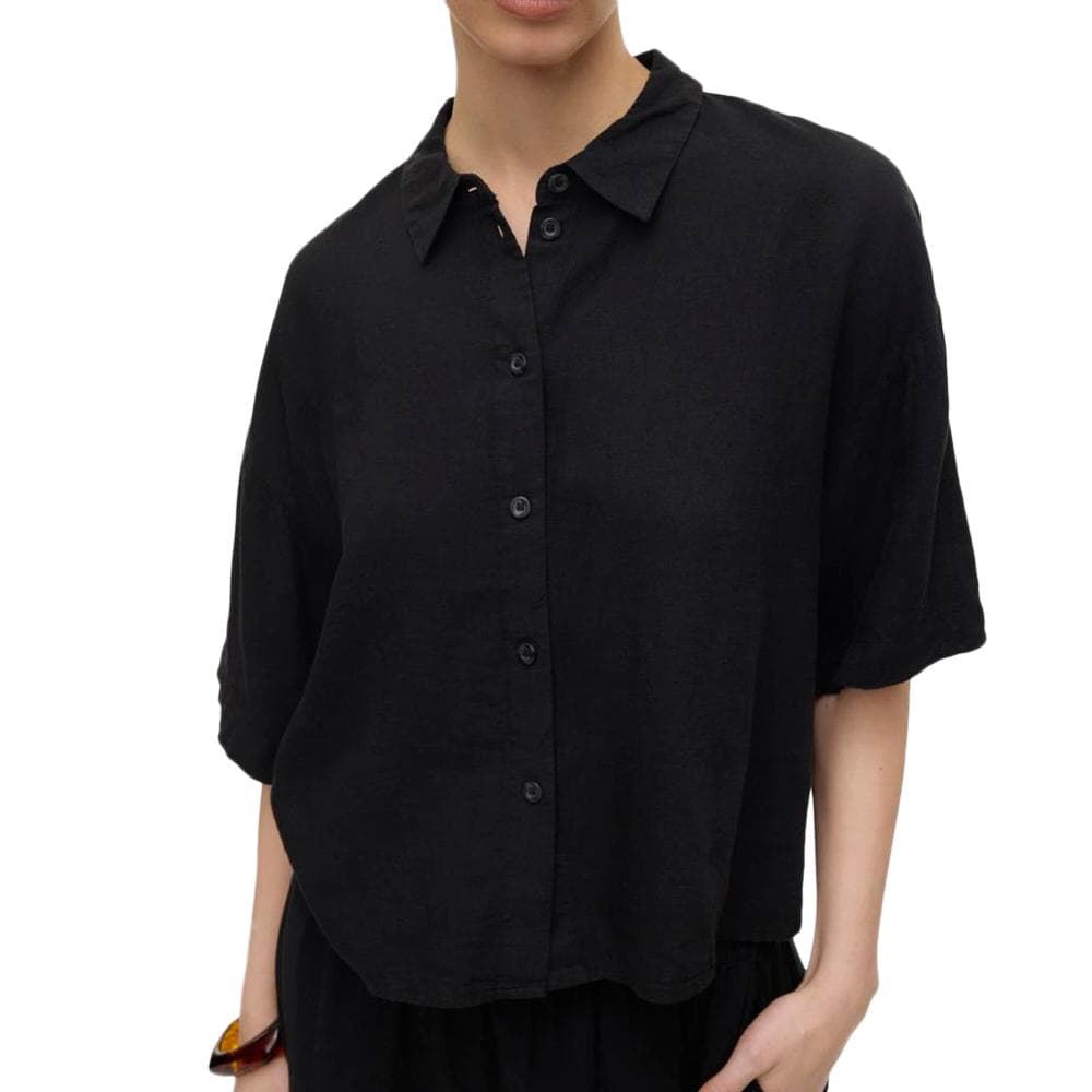 Chemise Noir Femme Vero Moda Linn 1