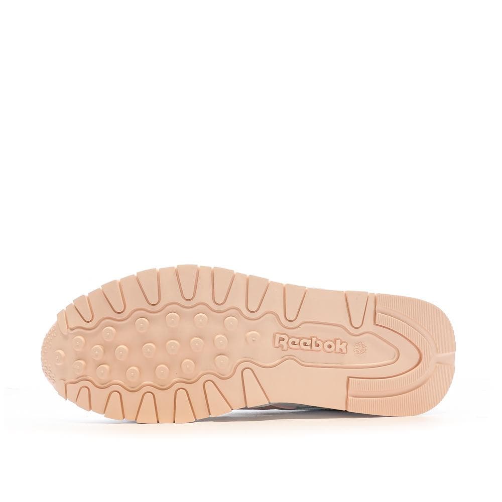 Baskets Blanches/Roses Femme Reebok Classic Leather 5