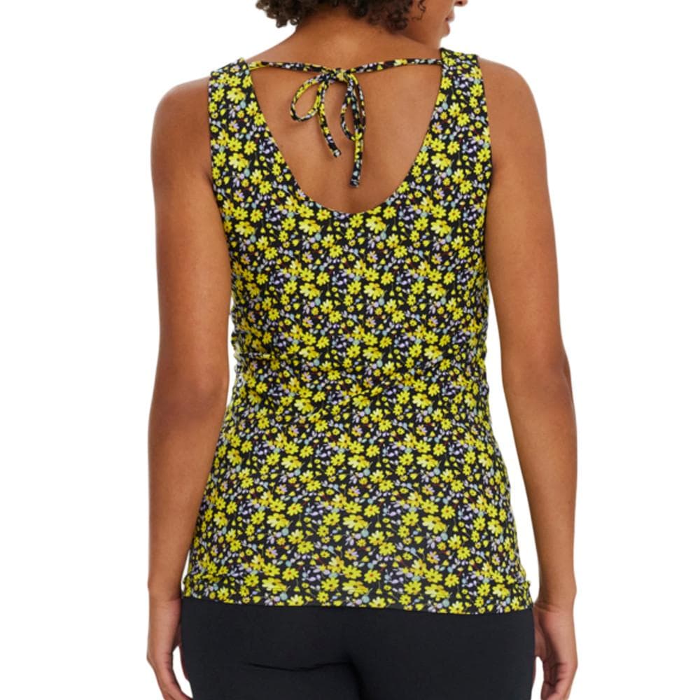 Débardeur Noir/Jaune Femme Mamalicious Lamber 2