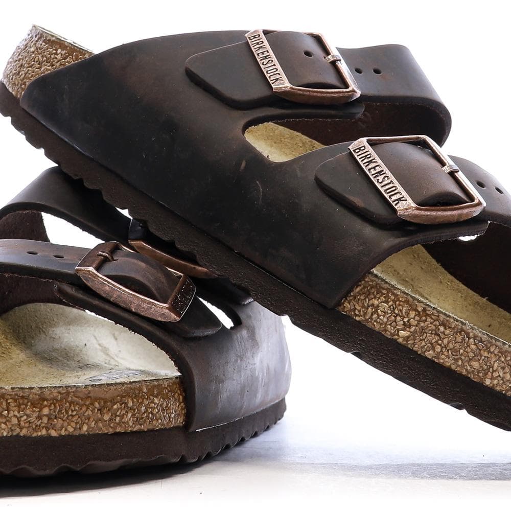 Sandales Marron Cuir Homme Birkenstock Arizona 7