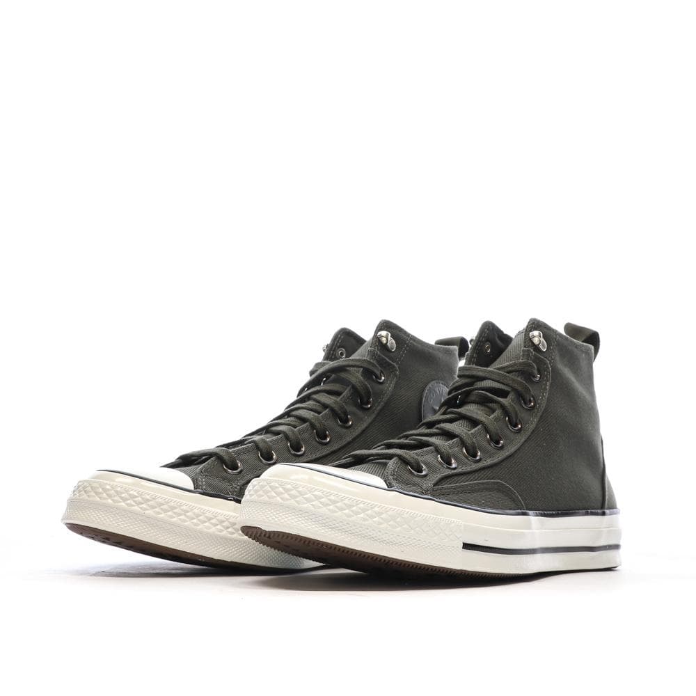 Baskets Noires Homme Converse Chuck 70 Jungle Cloth 6