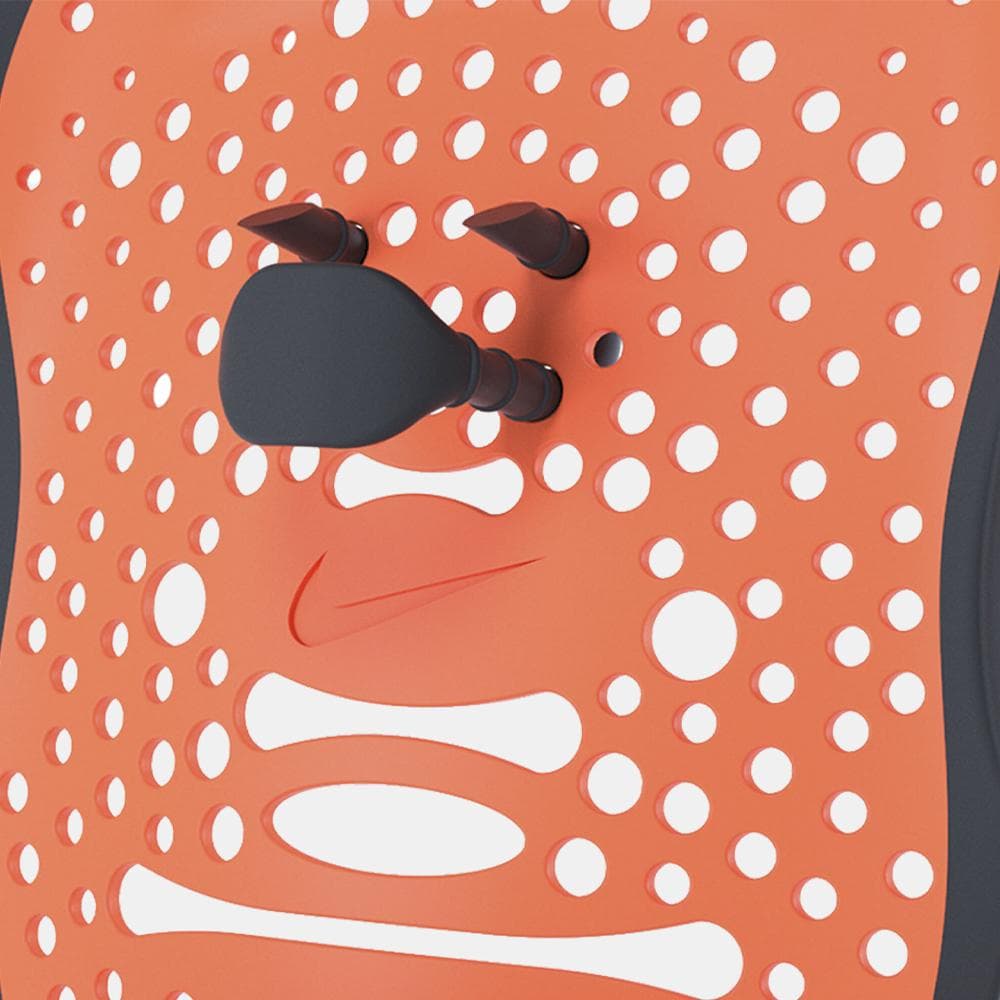 Plaquettes de Natation Noir/Orange Nike Ness 2