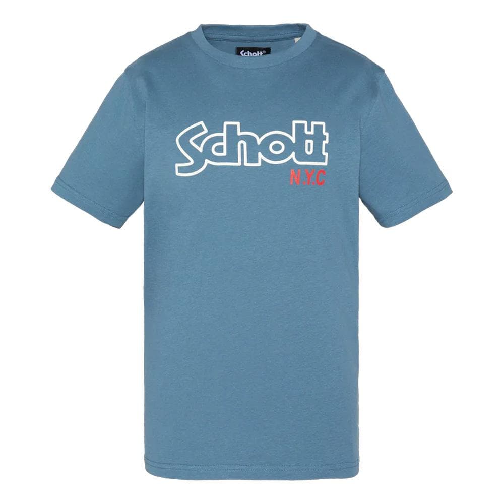 T-Shirt Bleu Garçon Schott VINTAGE 1