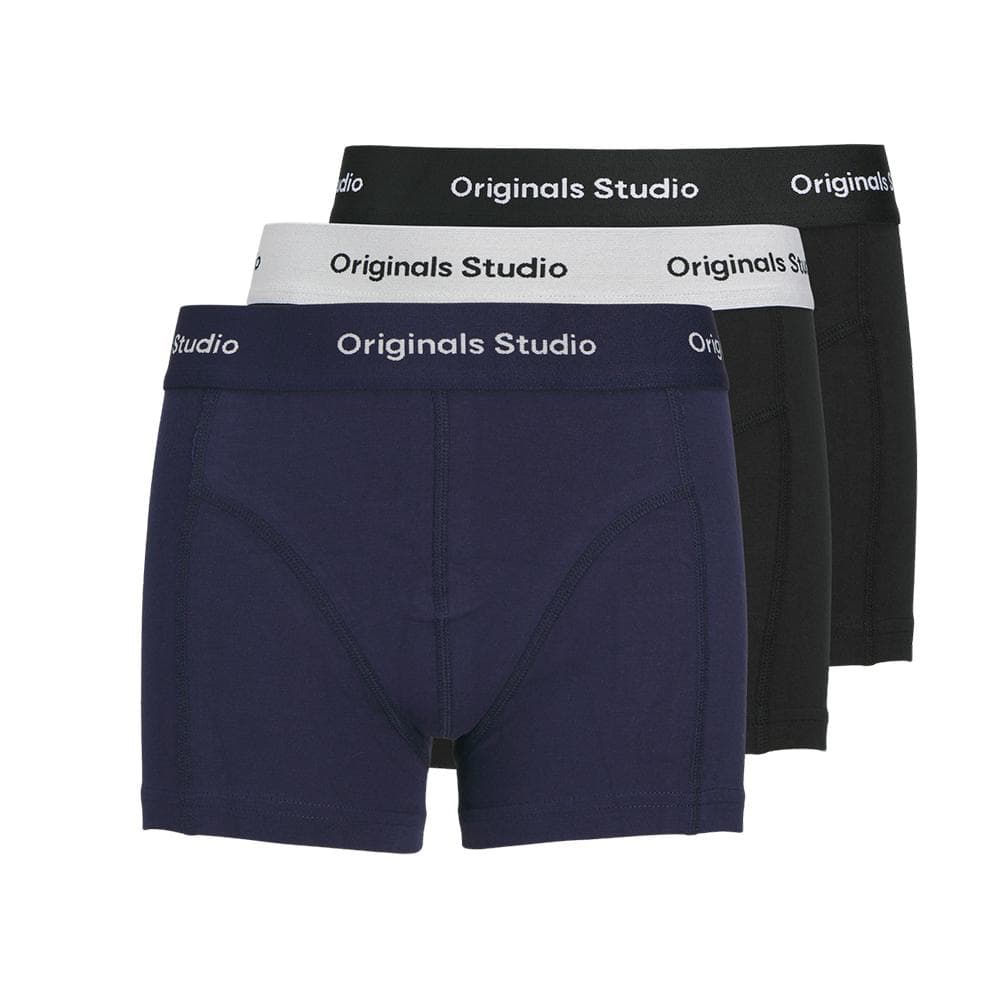 3x Boxers Marine/Noir Garçon Jack & JonesTerbro 1