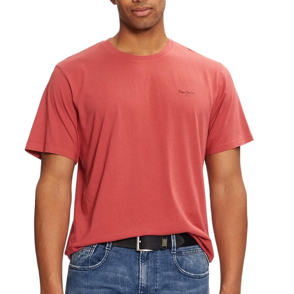 T-shirt Rouge Vif Homme Pepe Jeans Jacko 1