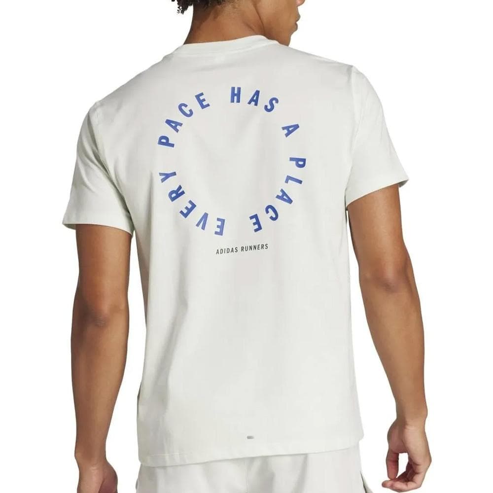 T-Shirt Blanc Homme Adidas JC7367 2