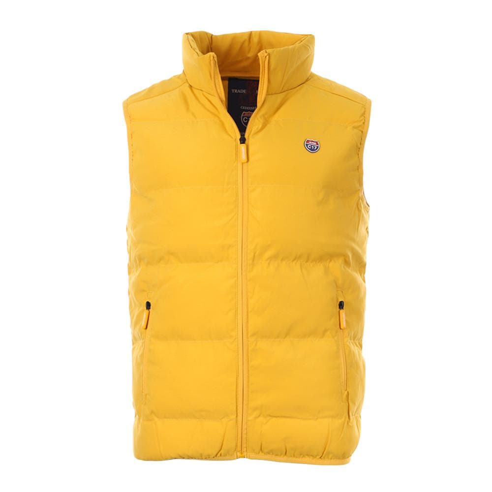 Doudoune Sans Manche Jaune Homme C17 Milton 1