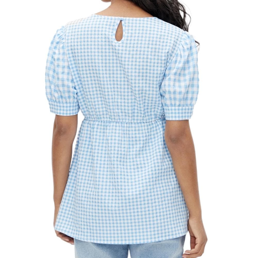 Blouse de Grossesse Bleu/Blanc Femme Mamalicious 20016569 2