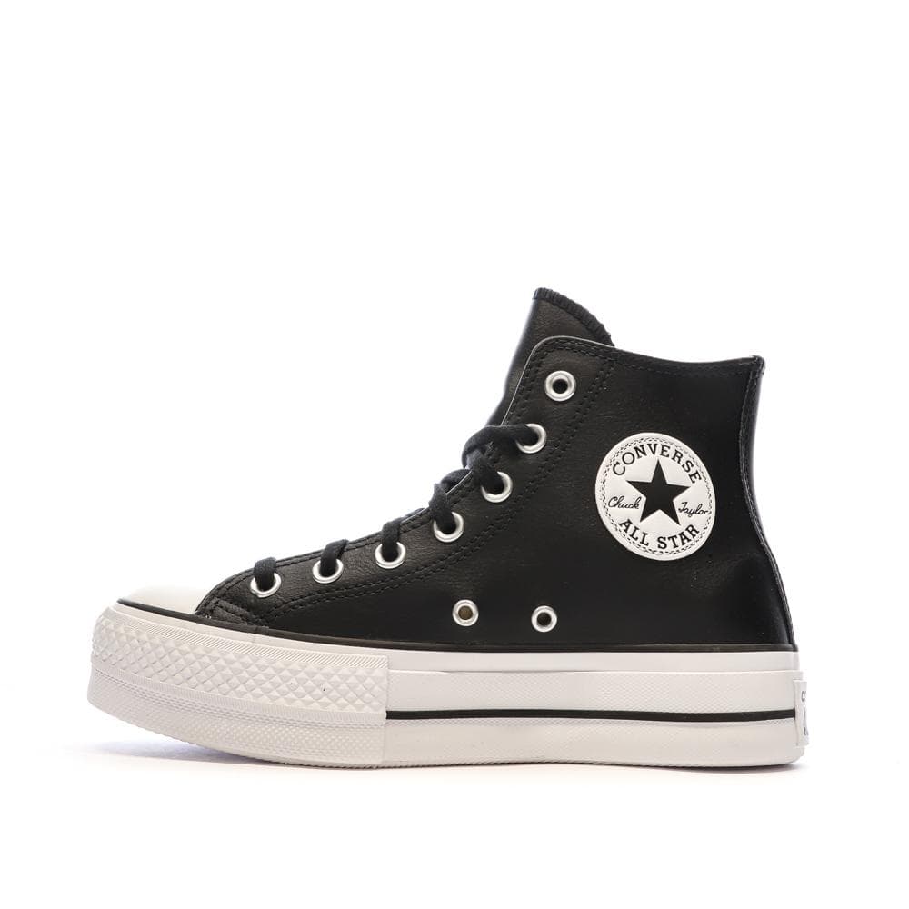 Baskets Noires Converse Femme Chuck Taylor All Star Lift 1
