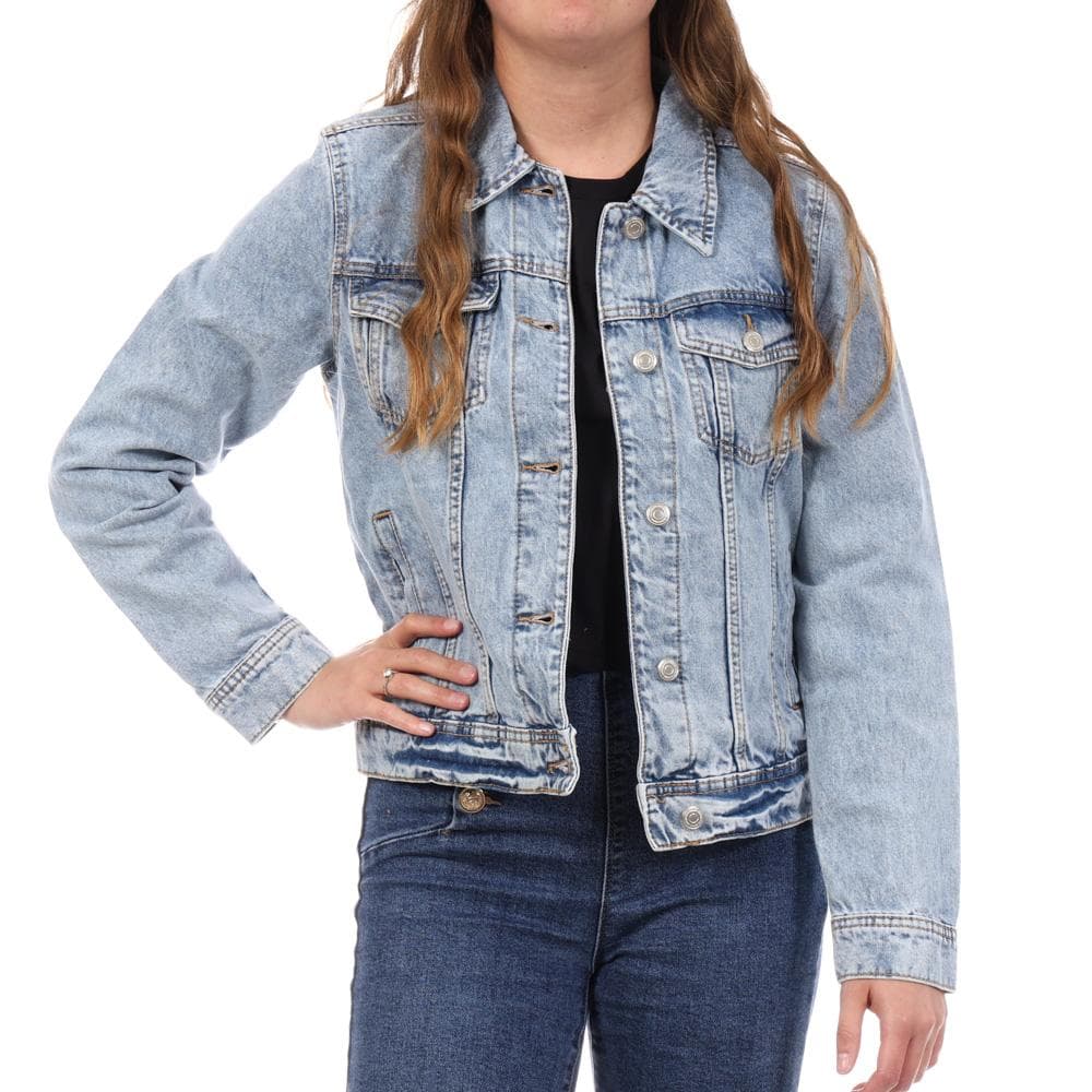 Veste en Jean Bleu Femme Jennyfer VFANE 1