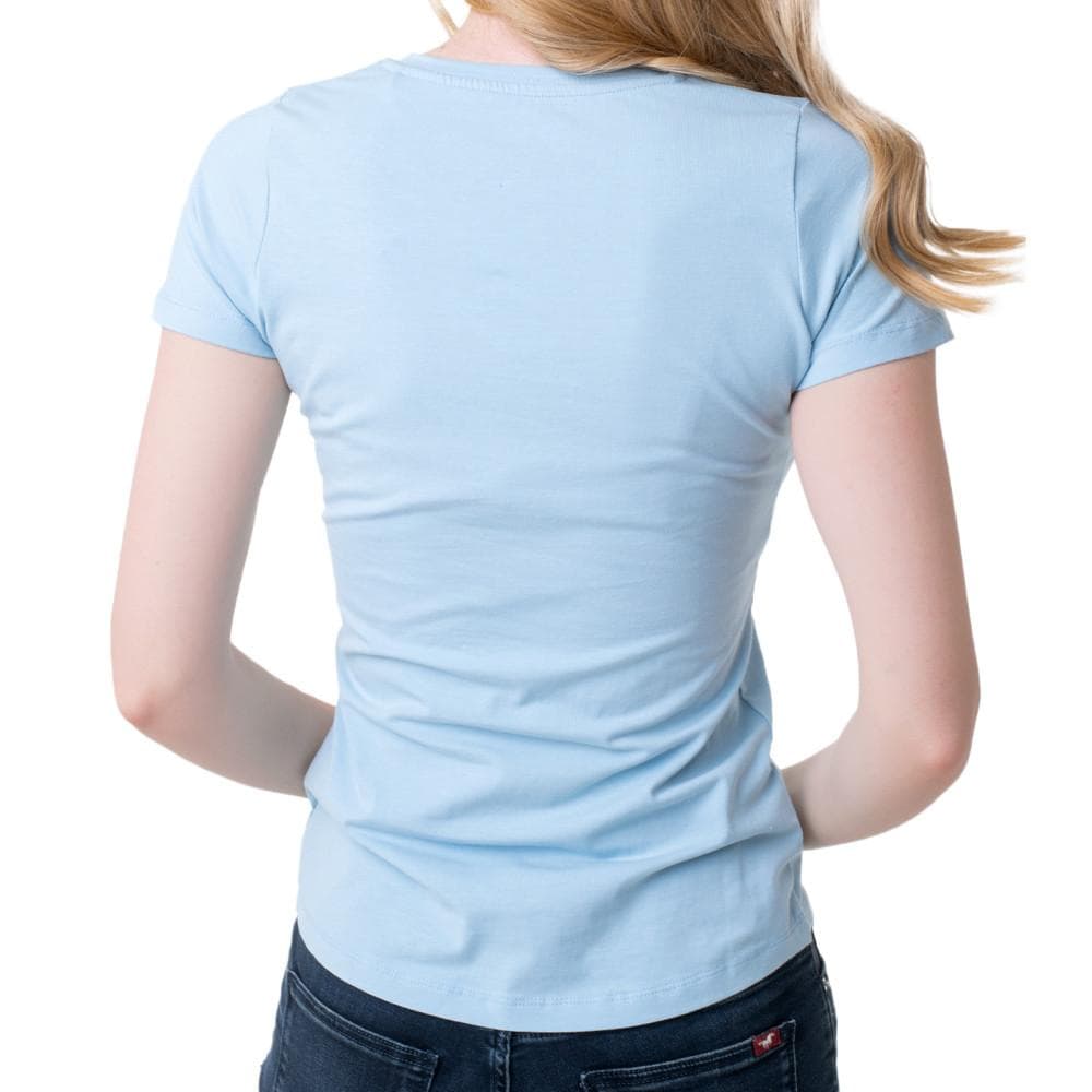 T-shirt Bleu Femme Pepe Jeans New Virginia 2