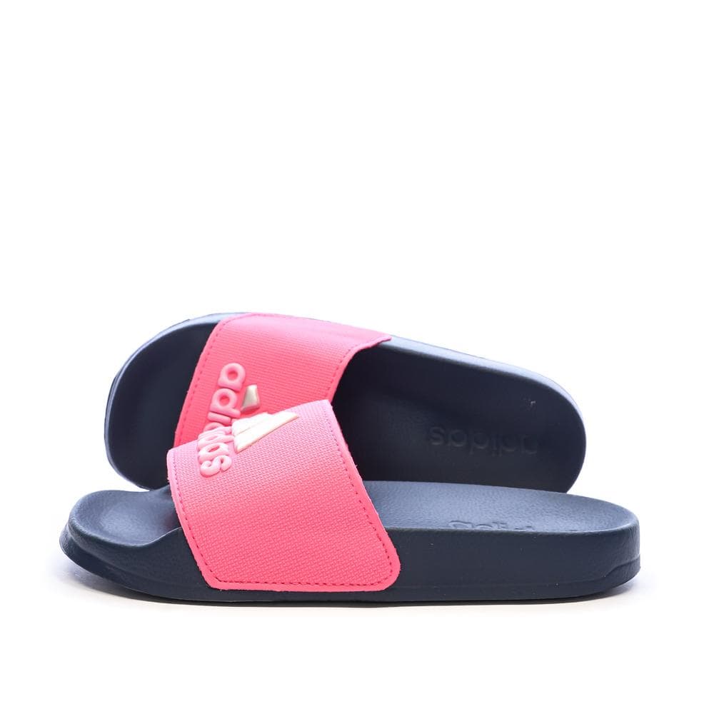 Claquettes Rose/Marines Fille Adidas Adilette Shower 1