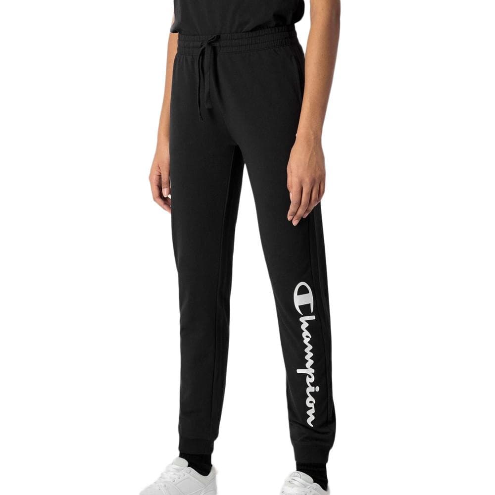 Jogging Noir Femme Champion Rib 1
