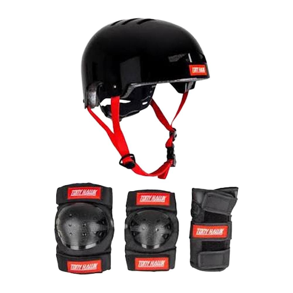 Ensemble de Protection Skateboard Enfant ou Adulte Rouge/Noir 1