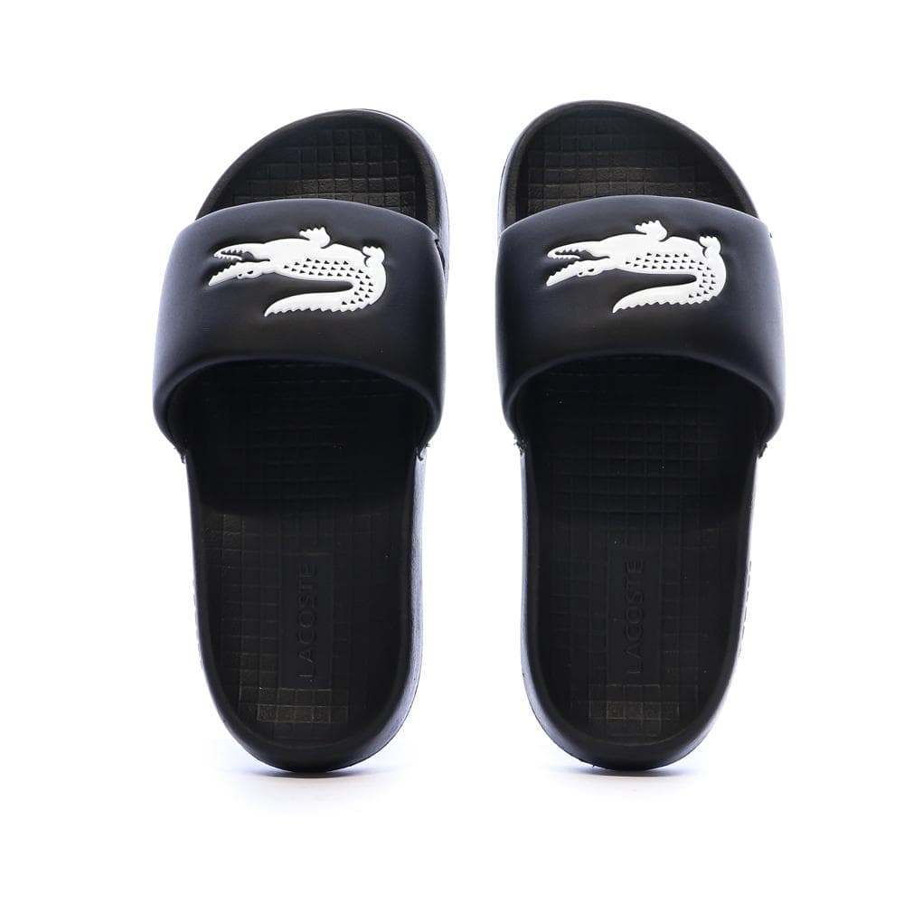 Claquettes Noir Femme Lacoste Serve Slide 1.0 3