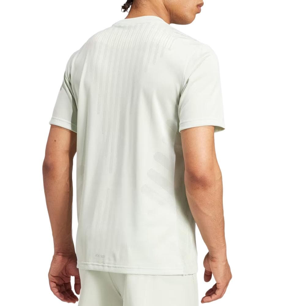 T-Shirt Vert Homme Adidas Hiit Airchi 2