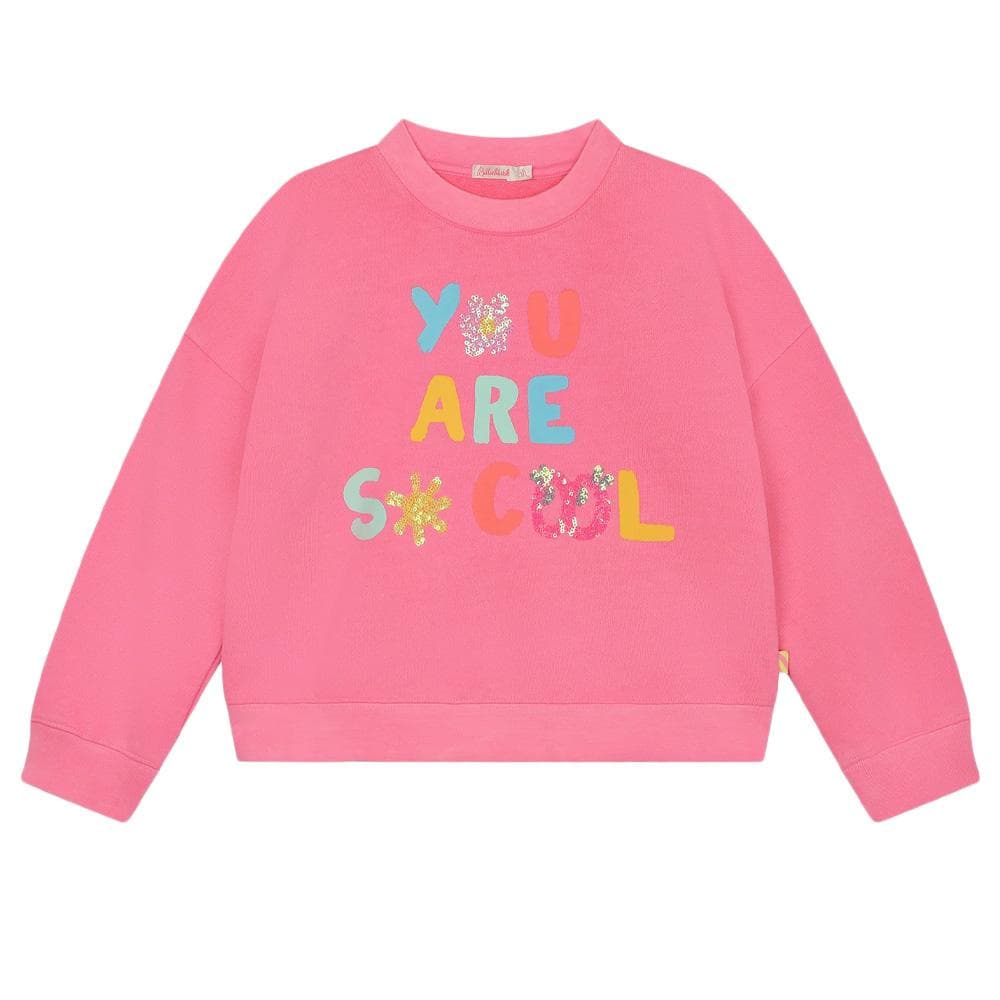 Sweat Rose Bébé Billieblush U20097 1