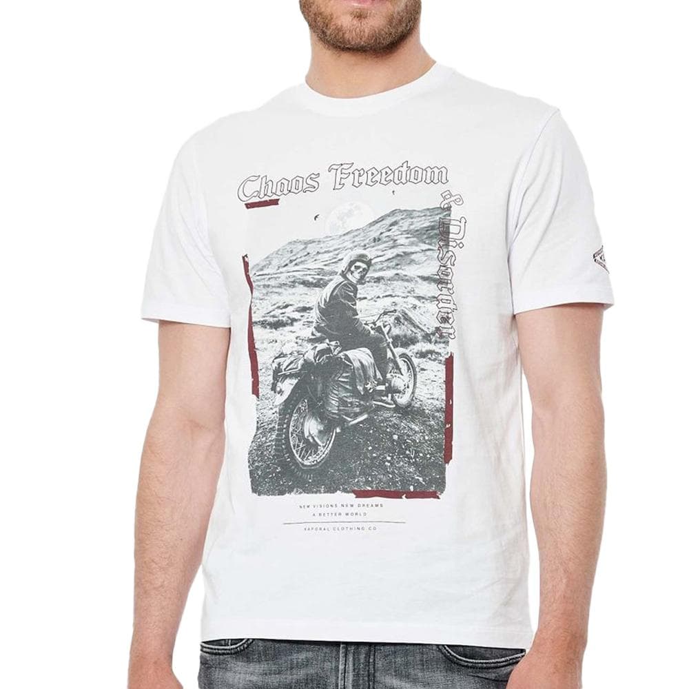 T-Shirt Blanc Homme Kaporal RAZI 1