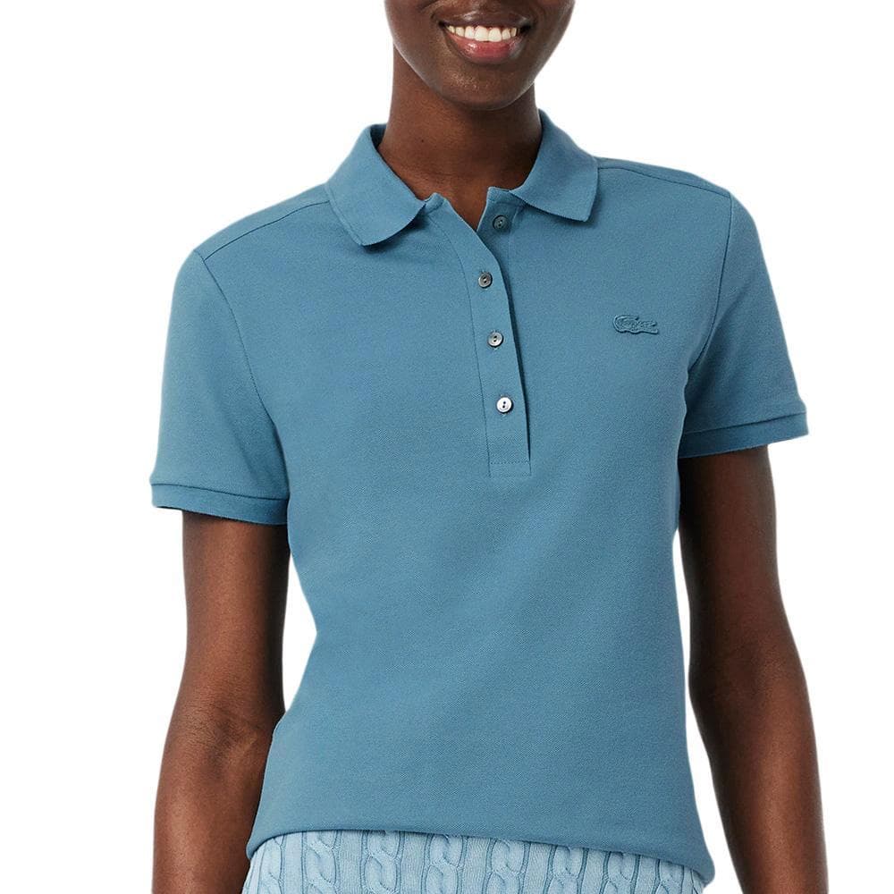 Polo Bleu Femme Lacoste PF5462-031 1