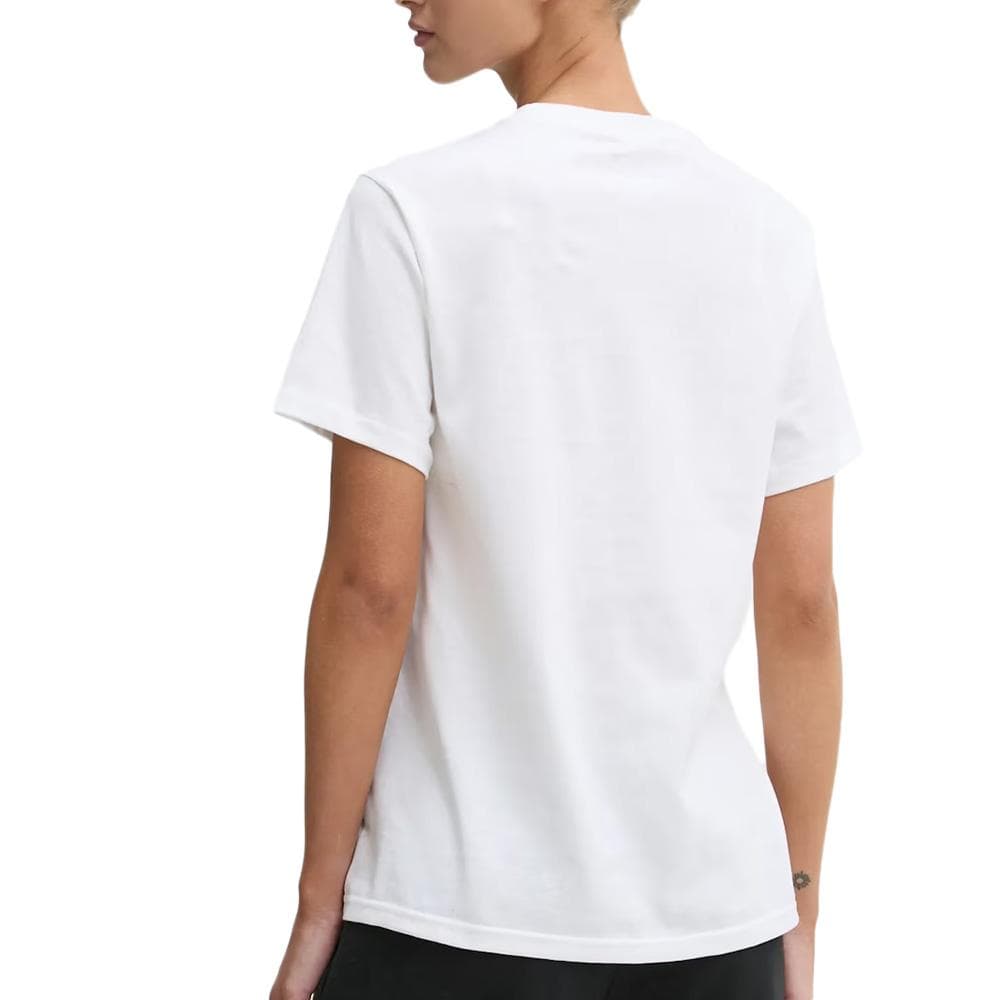 T-shirt Blanc Femme Converse Florals 2