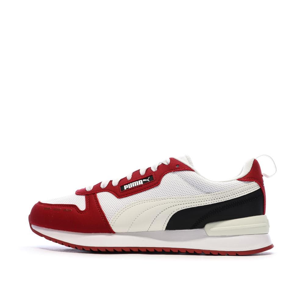Baskets Blanches/Rouges Homme Puma R78 1