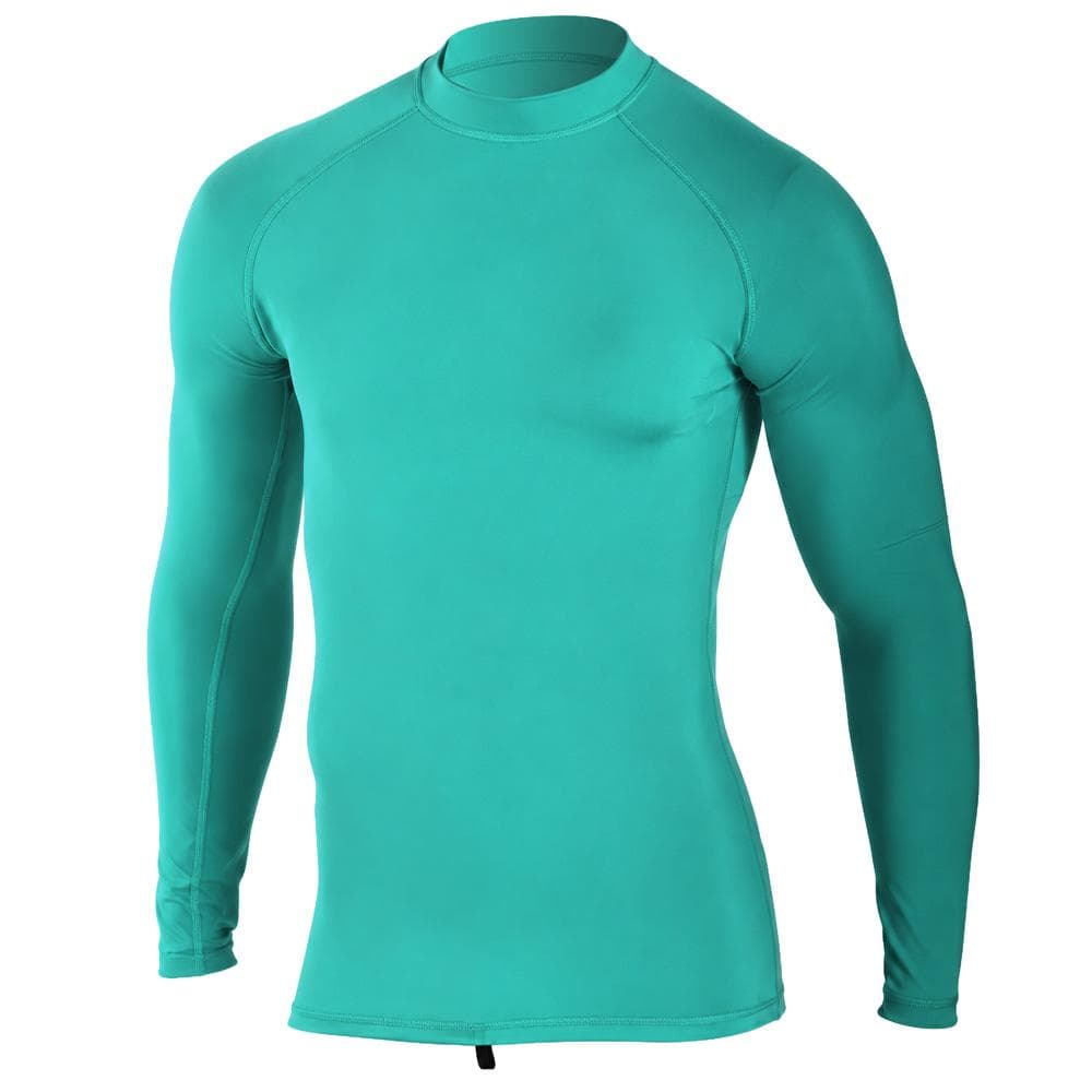 T-Shirt Manches Longues Turquoise Bleu Ocean Step Rashvest 1