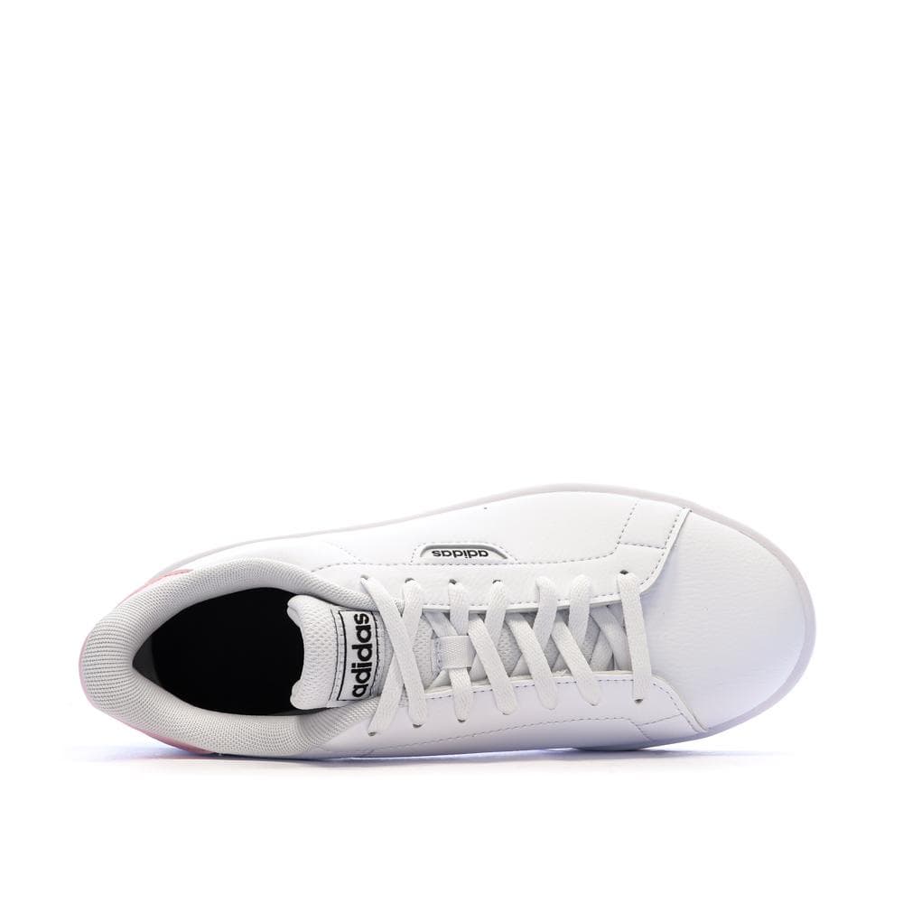Baskets Blanc/Rose Femme Adidas Urban Court 4