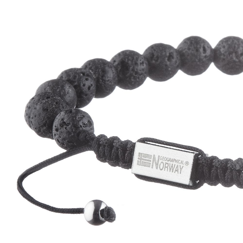 Bracelet Perles Noir/Marron Homme Geographical Norway 315049 3
