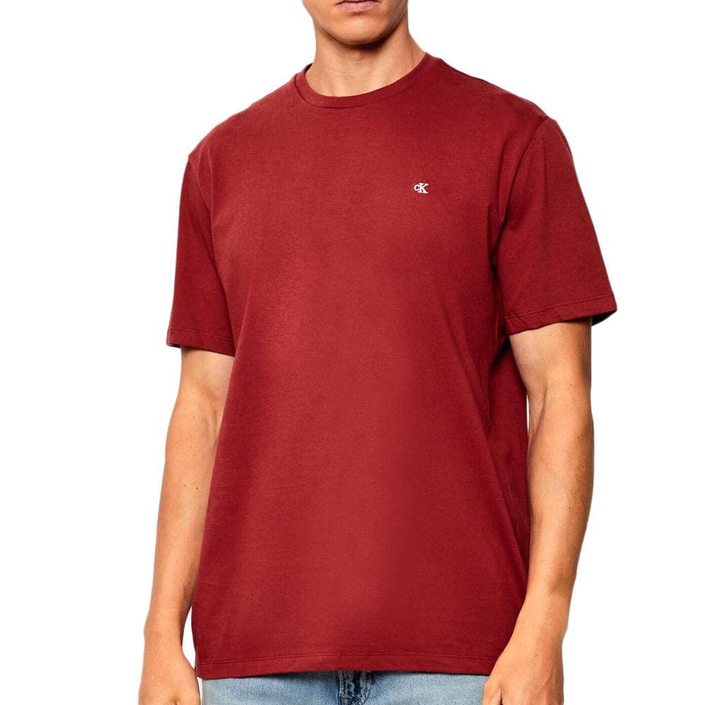 T-Shirt Rouge Homme Calvin Klein Jeans Classics 1