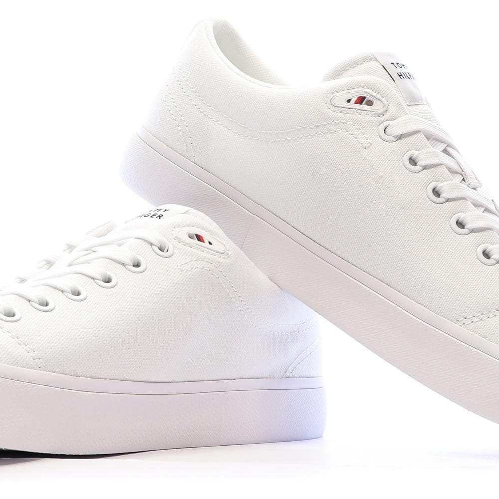 Baskets Blanches Homme Tommy Hilfiger Th Hi Vulc Low Core 7