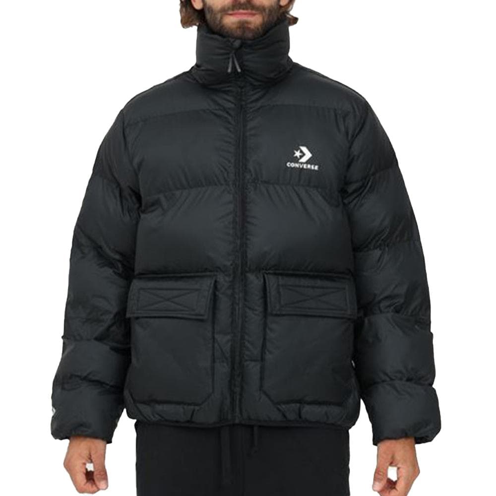 Doudoune Noir Homme Converse Patch Pocket 1