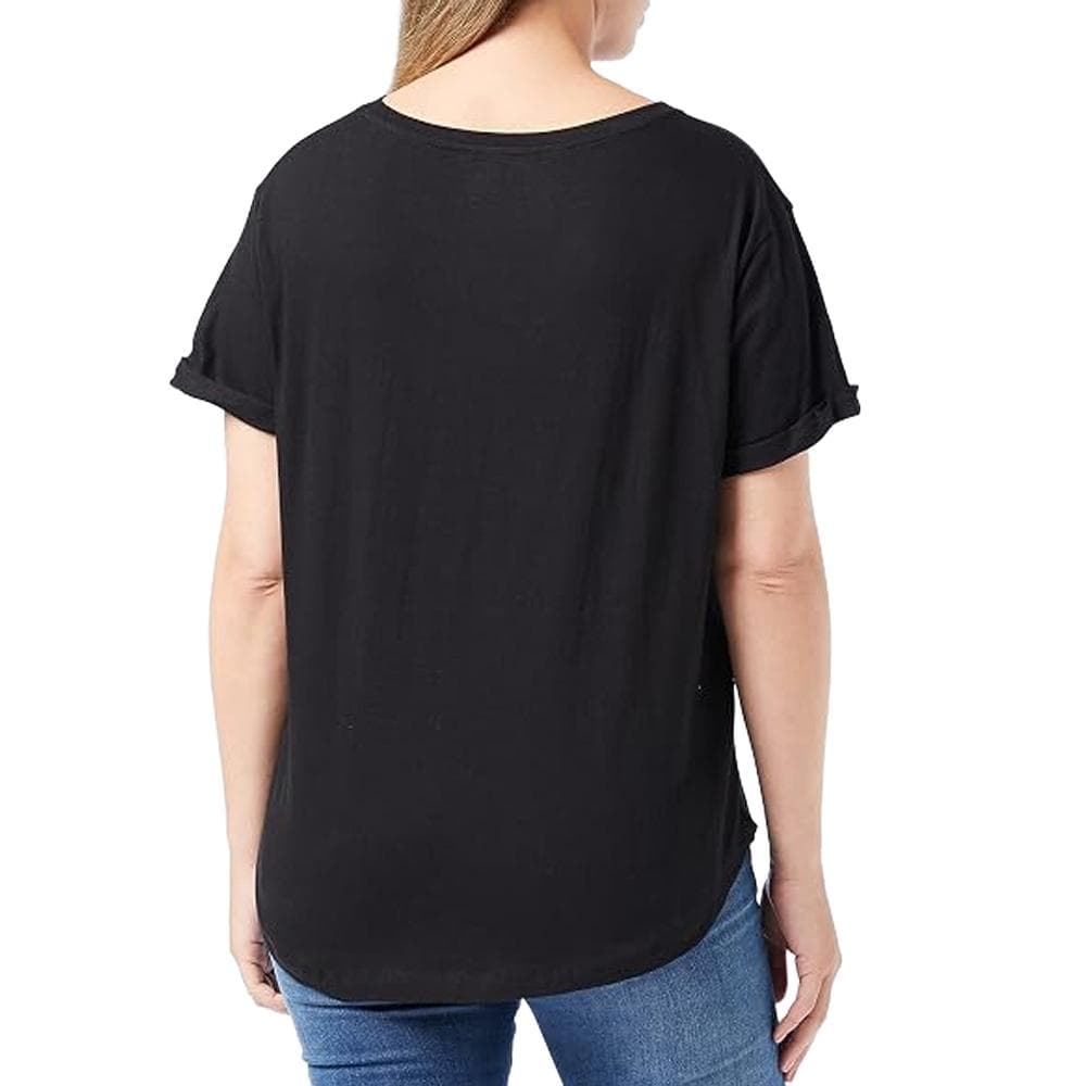 T-Shirt Noir Femme Disney Princess Castle 2