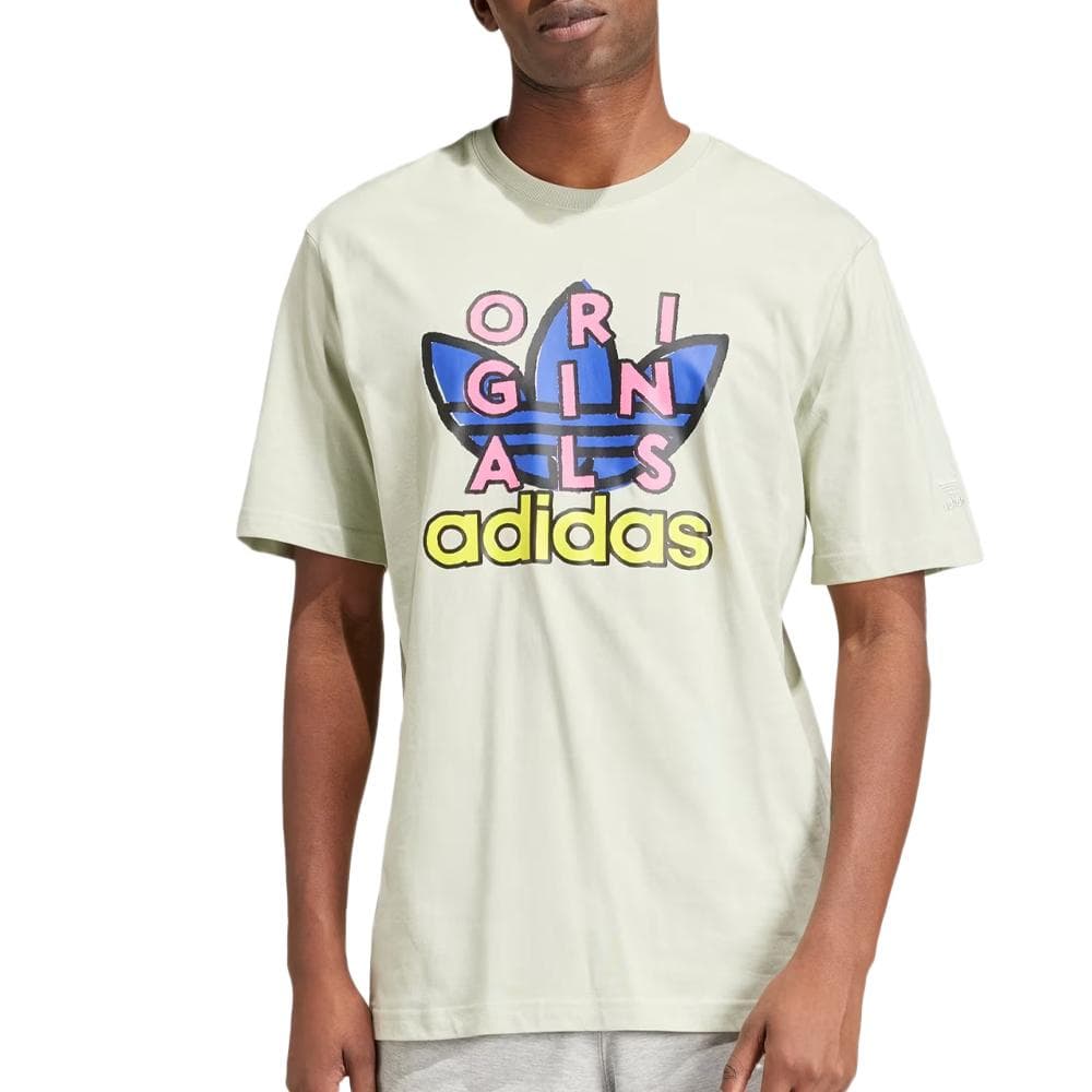 T-Shirt Vert Homme Adidas IS0231 1
