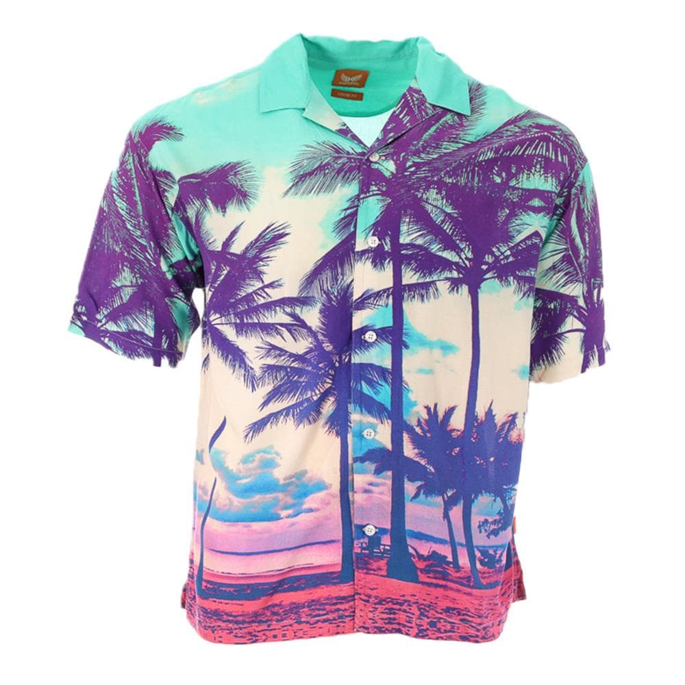 Chemise Tropical Vert/Rose Homme Kaporal THAI 1