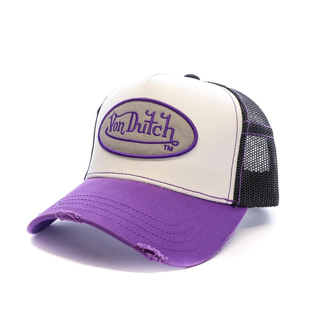 Casquette Blanche/Noire/Violet Homme Von Dutch Art 1