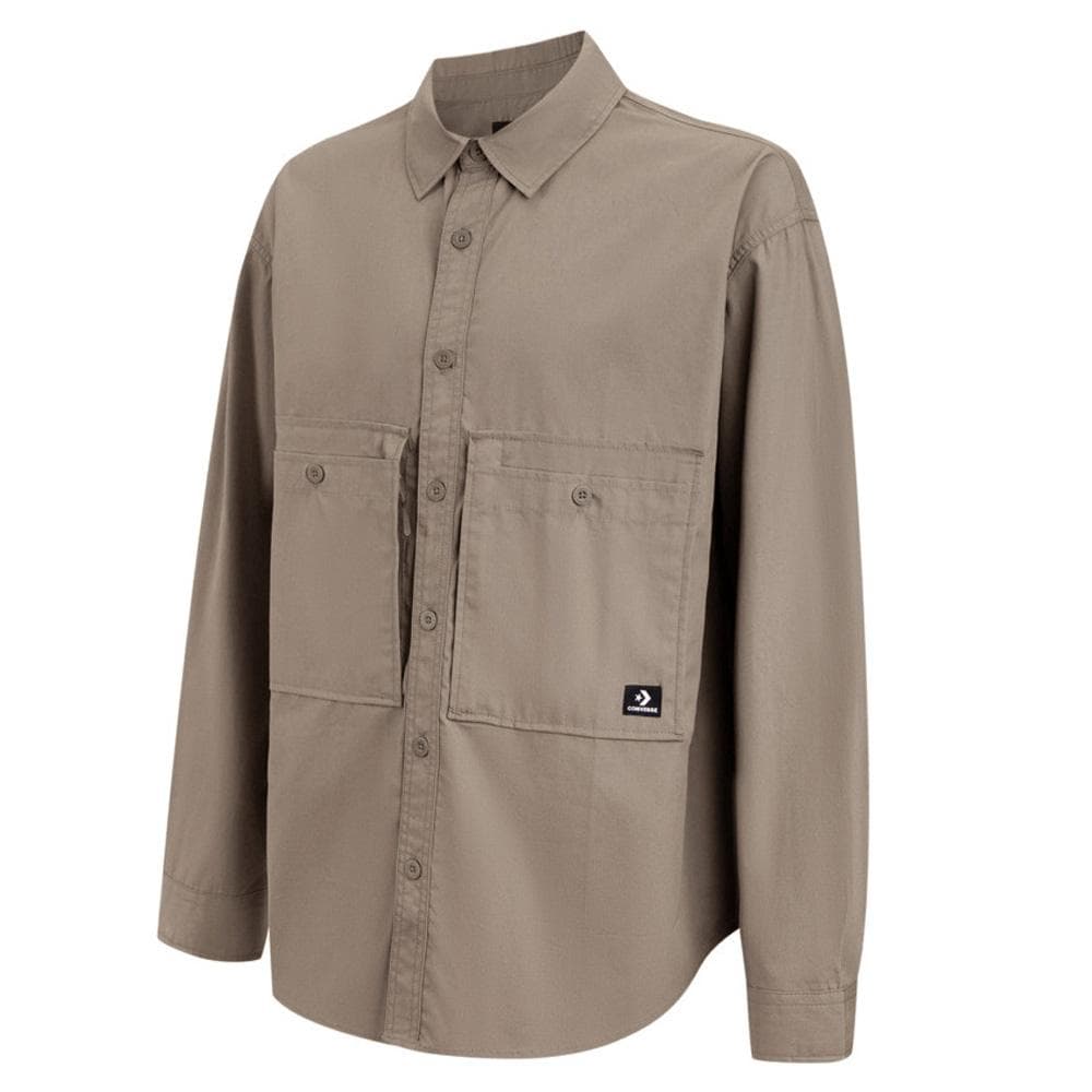 Veste Marron Homme Converse Wordmark Utility 1