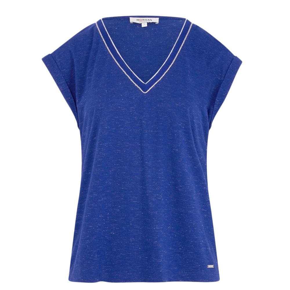 T-Shirt Bleu Femme Morgan Fantaisie 2