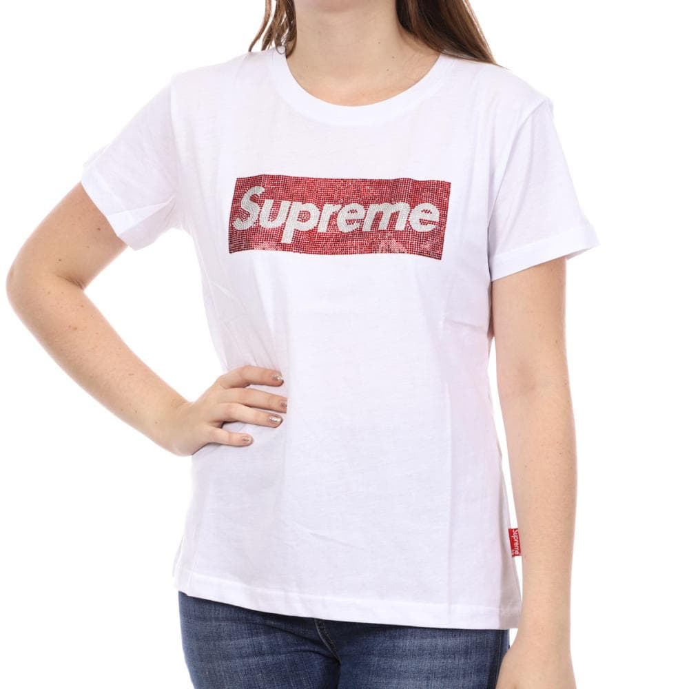 T-shirt Blanc Femme Supreme Grip Celine 1
