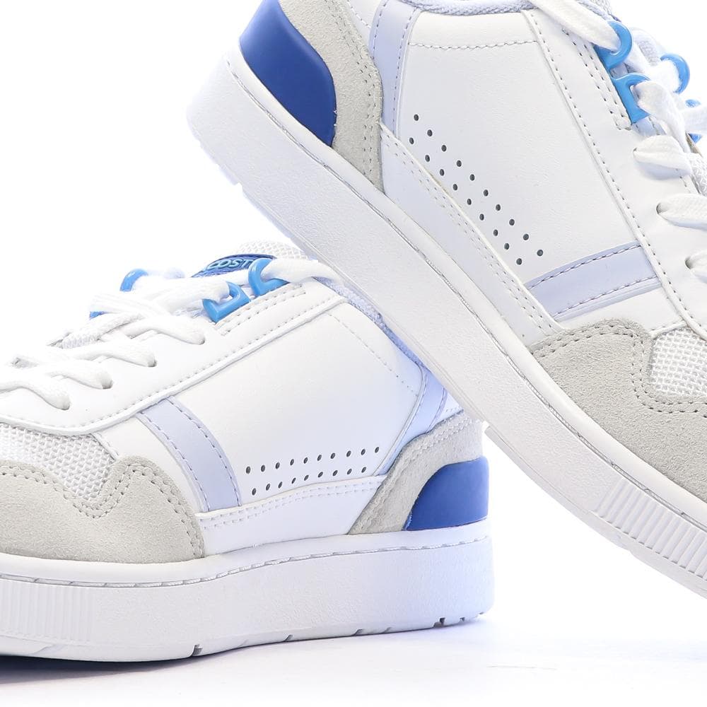 Baskets Blanches/Bleu Femme Lacoste Clip 124 7