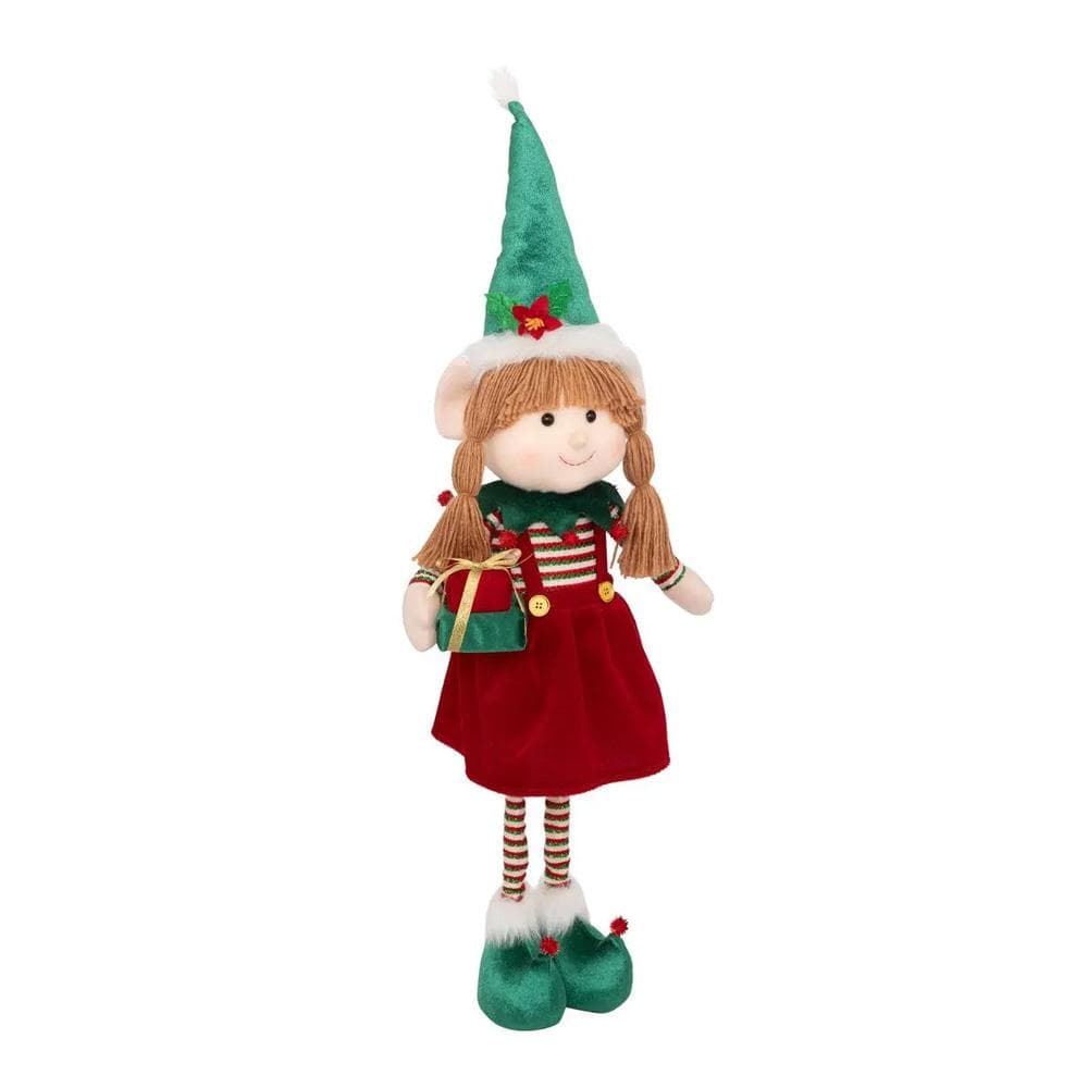 Déco de Noël Lutin Fille télescopique Atmosphera Filou 1
