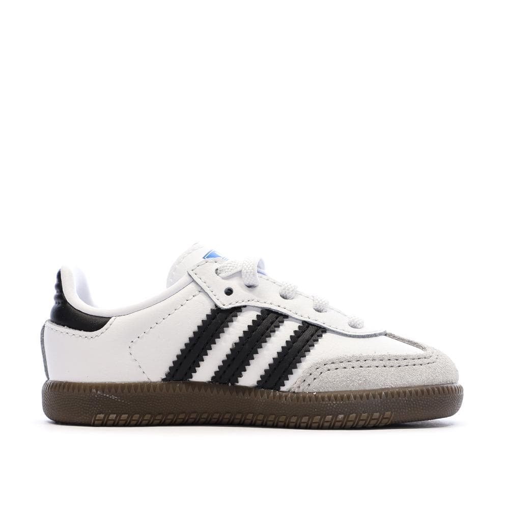 Baskets Blanches Bébé/Junior Adidas Samba OG Cf El I 2