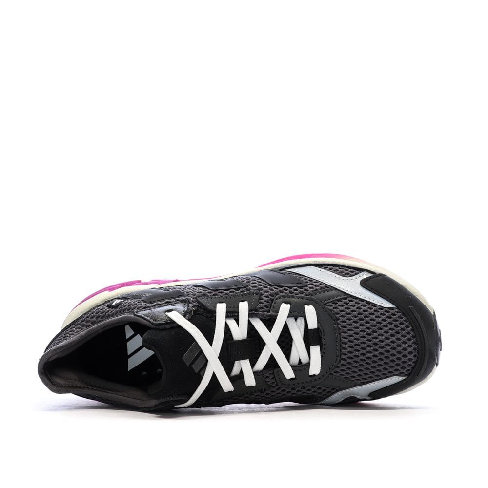 Baskets Grises/Violettes Femme Adidas Adistar 3 4