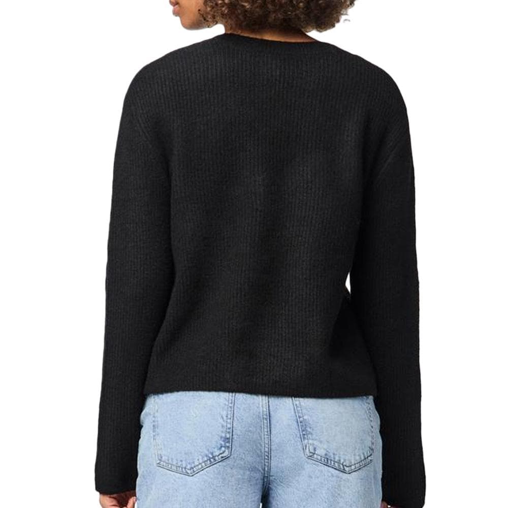 Pull Noir Femme Pieces Silly 2