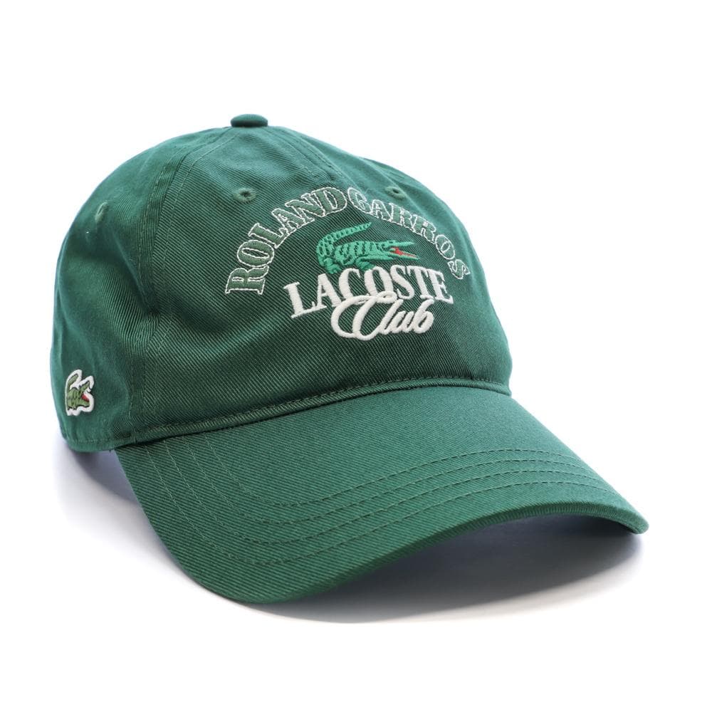 Casquette Verte Lacoste Roland Garros 2